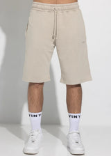 Ανδρική βερμούδα Vinyl Art Clothing - 02520-77 - regular fit premium washed shorts μπεζ