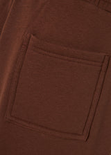 Ανδρική φόρμα Vinyl Art Clothing-04815-33-cotton relaxed fit-emblem sweatpants καφέ