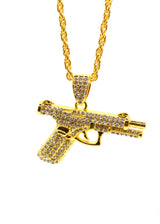 GUF CLOTHING Αλυσίδα από ανοξείδωτο ατσάλι ShotGun χρυσό 050626T-09-gold