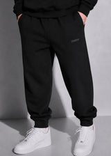 VINYL ART CLOTHING - Ανδρική φόρμα Modern basic sweatpants - Μαύρο 05820-01
