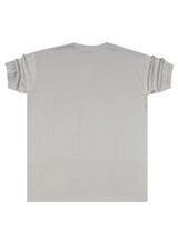 Ανδρική κοντομάνικη μπλούζα Close Society-100-15-grey simple logo