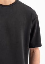 VITTORIO - Ανδρικό T-shirt oversized - Μαύρο 200-2526-JORDAN