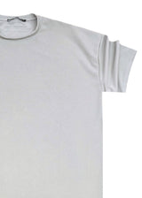 Ανδρική κοντομάνικη μπλούζα Tony Couper- B25/1 - fabric oversized t-shirt γκρι