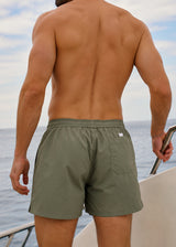 GUF CLOTHING Ανδρικό μαγιό χακί Simple 20277-khaki