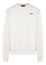 Ανδρικό μακρυμάνικο φούτερ Vinyl Art Clothing - 24242-02 - insignia sweatshirt regular fit λευκό