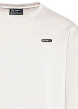 Ανδρικό μακρυμάνικο φούτερ Vinyl Art Clothing - 24242-02 - insignia sweatshirt regular fit λευκό