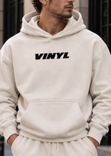 VINYL ART CLOTHING - Ανδρικό φούτερ με κουκούλα Classic printed hoodie - Λευκό 28412-02