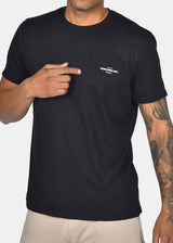 CLEVER CLOTHING Ανδρική κοντομάνικη μπλούζα μαύρη Premium Garment Supply CT-26290-black
