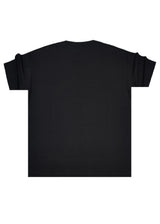 Ανδρική κοντομάνικη μπλούζα Henry clothing-3-610-black Henry HY μαύρο