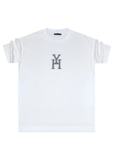Ανδρική κοντομάνικη μπλούζα Henry clothing-3-610-white Henry HY λευκό