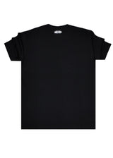 Ανδρική κοντομάνικη μπλούζα Henry clothing 3-619-μαύρη