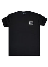Ανδρική κοντομάνικη μπλούζα Henry clothing 3-619-μαύρη