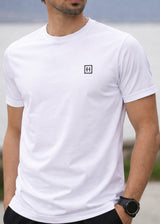 HENRY CLOTHING - Ανδρικό regular t-shirt - Λευκό 3-634