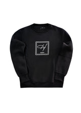 Henry clothing-3-673-logo sweatshirt -black