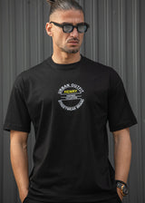HENRY CLOTHING - Ανδρικό regular t-shirt - Μαύρο 3-712