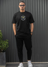 HENRY CLOTHING - Ανδρικό regular t-shirt - Μαύρο 3-712