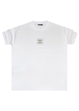 Ανδρική κοντομάνικη μπλούζα λευκή Henry clothing 3-714-white