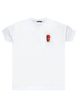 Ανδρική κοντομάνικη μπλούζα Henry clothing - 3-728 - los angeles bear regular fit t-shirt λευκό