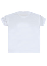Ανδρική κοντομάνικη μπλούζα Henry Clothing - 3-734 - premium brand regular fit λευκό