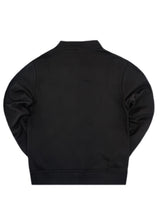Ανδρική slim fit μαύρη ζακέτα χωρίς χνούδι Henry clothing - 3-739 - black