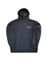 Ανδρικό φούτερ με κουκούλα Henry Clothing-3-763-statement back print ανθρακί