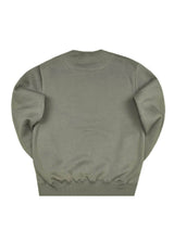 HENRY CLOTHING - Ανδρικό φούτερ regular fit - Χακί 3-811