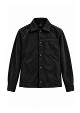 VITTORIO - Ανδρικό overshirt κοτλέ- Μαύρο 300-2627-RENATO