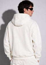 VINYL ART CLOTHING - Ανδρικό φούτερ με κουκούλα Modern basic hoodie - Λευκό 35820-02