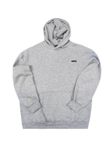 VINYL ART CLOTHING - Ανδρικό φούτερ με κουκούλα Modern basic hoodie - Γκρι μελανζέ 35820-93