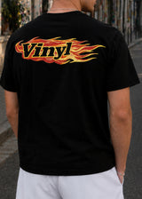 VINYL ART CLOTHING Ανδρική κοντομάνικη μπλούζα μαύρη Blaze Mode 43345-01
