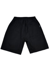 HENRY CLOTHING Ανδρική βερμούδα υφασμάτινη μαύρη 5-206-black