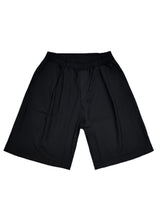 HENRY CLOTHING Ανδρική βερμούδα υφασμάτινη μαύρη 5-206-black