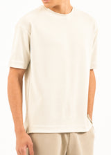VITTORIO - Ανδρικό T-shirt oversized - Λευκό 200-2526-JORDAN
