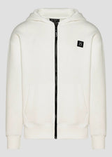 Ανδρική ζακέτα με κουκούλα Vinyl Art Clothing - 52525-02 - off duty zip hoodie oversize fit λευκό
