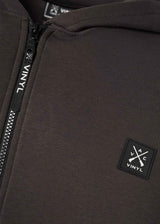 Ανδρική ζακέτα με κουκούλα Vinyl Art Clothing-52525-09-off duty zip hoodie oversize fit γκρι