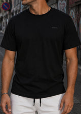 VINYL ART CLOTHING Ανδρική κοντομάνικη μπλούζα μαύρη Street Code 66789-01