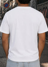 VINYL ART CLOTHING Ανδρική κοντομάνικη μπλούζα λευκή Core Dynasty 57890-02