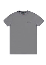 Αντρική κοντομάνικη μπλούζα - Vinyl Art Clothing - 59420-09 - needlecraft logo regular fit t-shirt γκρι