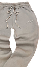 Ανδρική φόρμα Henry clothing - 6-706-simple pants σκούρο μπεζ