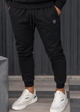 HENRY CLOTHING - Ανδρική φόρμα H logo -Μαύρη 6-801