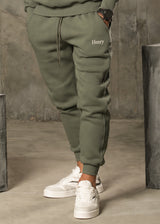 HENRY CLOTHING - Ανδρική φόρμα simple logo - Χακί 6-804