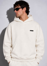 VINYL ART CLOTHING - Ανδρικό φούτερ με κουκούλα Graphic hoodie - Λευκό 64031-02
