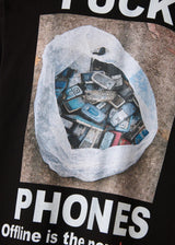 VINYL ART CLOTHING Ανδρική κοντομάνικη μπλούζα μαύρη Street Code 66789-01