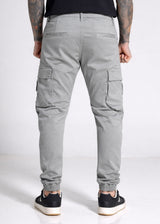 COSI JEANS Ανδρικό παντελόνι γκρι cargo elasticated 67-ENNO-grigio