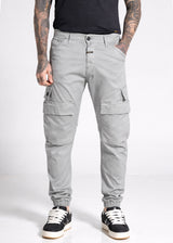 COSI JEANS Ανδρικό παντελόνι γκρι cargo elasticated 67-ENNO-grigio