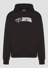 Ανδρικό φούτερ με κουκούλα Vinyl Art Clothing-73714-01-puff logo hoodie regular fit -black