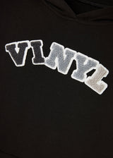Ανδρικό φούτερ με κουκούλα Vinyl Art Clothing-73714-01-puff logo hoodie regular fit -black