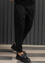 HENRY CLOTHING - Ανδρικό φθινοπωρινό παντελόνι - Μαύρο 8-140-W