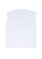 VINYL ART CLOTHING Ανδρική αμάνικη μπλούζα λευκή Sleeveless Oversized Tee 89520-02