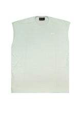 VINYL ART CLOTHING Ανδρική αμάνικη μπλούζα μέντα Sleeveless Oversized Tee 89520-07